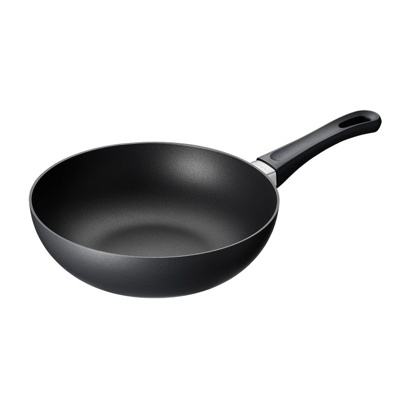 Scanpan Classic 9 1/2 inch Nonstick Stir Fry Pan â€“ Compatible with Gas and Electric Stovetops, Metal Utensil Safe, Oven Safe to 500Â°F, Dishwasher Safe, Black, 2435120 - Image 1